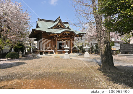 川口散歩：十二所神社　川口市南鳩ヶ谷 106965400