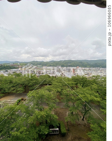 津山城 備中櫓からの眺め 津山城 備中櫓からの眺め 106966085