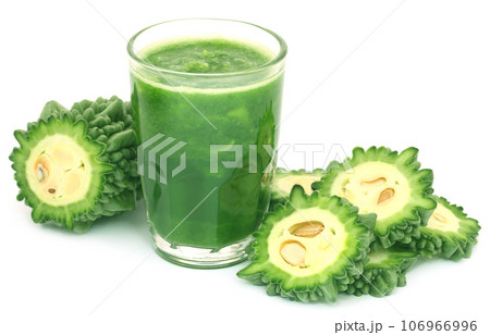 Herbal juice of green momodica Herbal juice of green momodica 106966996