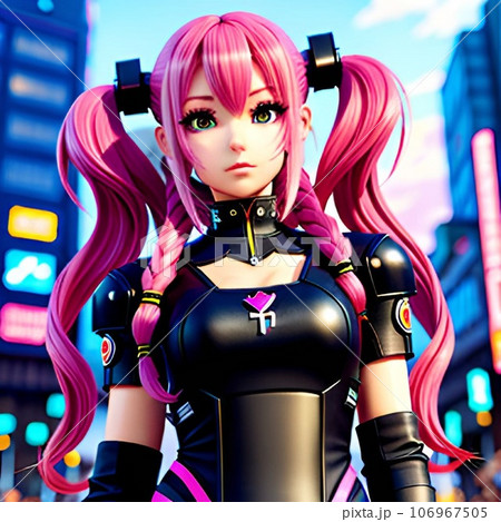 アニメ風 女の子 アイドル アニメ風 女の子 アイドル 106967505