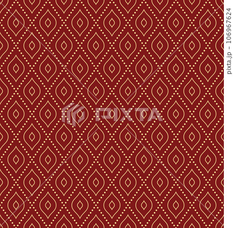 Seamless Geometric Vector Pattern With Dotted Rhombuses 106967624
