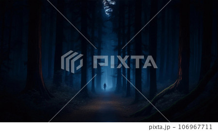 Spooky Night Forest for Halloween Projects Spooky Night Forest for Halloween Projects 106967711