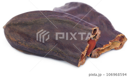 Edible carob fruits Edible carob fruits 106968594