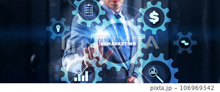 Remarketing. Business, Technology, concept. Digital Marketing Remarketing. Business, Technology, concept. Digital Marketing 106969342