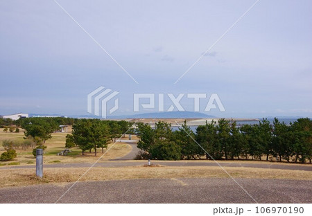徳島県松茂町 月見ヶ丘海浜公園と徳島阿波おどり空港 徳島県松茂町 月見ヶ丘海浜公園と徳島阿波おどり空港 106970190
