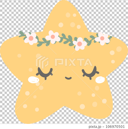 Cute and kawaii nursery sky element, crescent moon, star and cloud cartoon doodle hand drawing Cute and kawaii nursery sky element, crescent moon, star and cloud cartoon doodle hand drawing 106970501