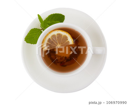 Herbal tea with berries 106970990