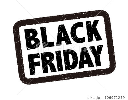 ブラックフライデーのスタンプ ブラックフライデーのスタンプ 106971239