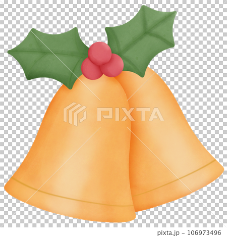 Watercolor Christmas decoration items 106973496