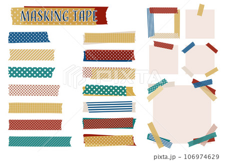 あしらい_マスキングテープ_クリスマス 106974629