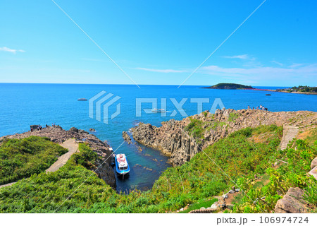 《福井県》夏の東尋坊 106974724