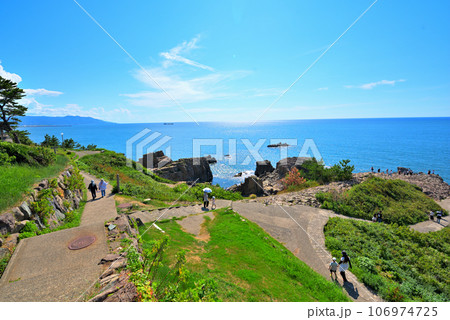 《福井県》夏の東尋坊 《福井県》夏の東尋坊 106974725