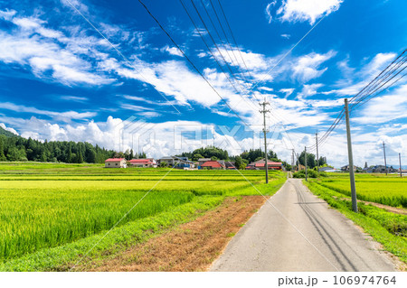 《福島県》田舎の風景・夏の猪苗代 《福島県》田舎の風景・夏の猪苗代 106974764