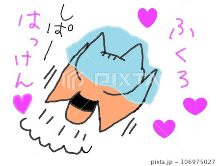 目が大きい猫のふくろしぱー 目が大きい猫のふくろしぱー 106975027