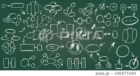 Balloon icon in hand drawn style. Round shaped handmade doodle vector illustration on isolated background. Frames sign business concept. 106975895