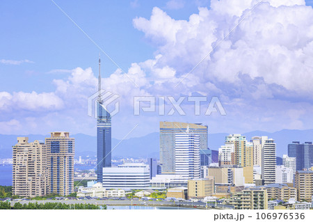 美しい福岡の都市風景 106976536