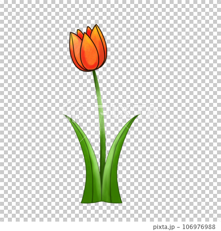 Coloring flower. 106976988