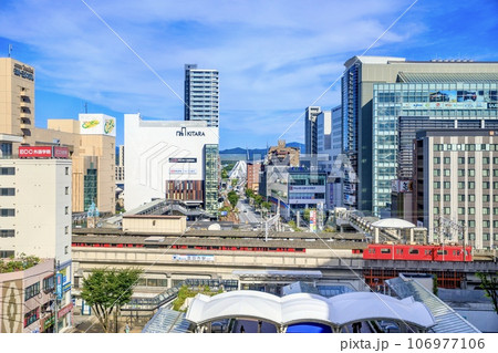 豊田市、豊田市駅前の風景 豊田市、豊田市駅前の風景 106977106