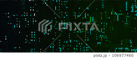 Abstract futuristic cyberspace with binary code. Matrix background 106977460