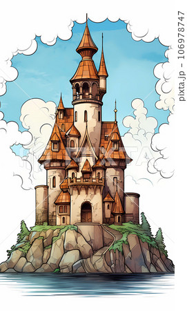 漫画 マンガ 城 106978747