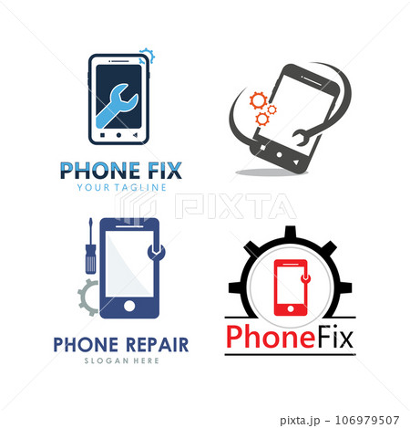 Phone Repair Service Logo Template 106979507