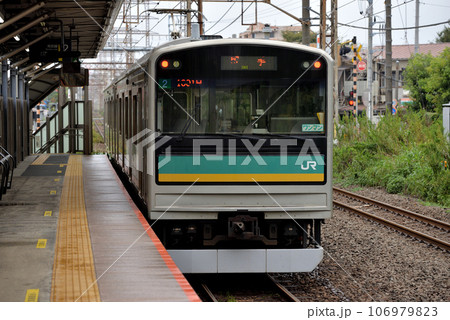 南武支線を走る205系1100番台普通電車2両 南武支線を走る205系1100番台普通電車2両 106979823