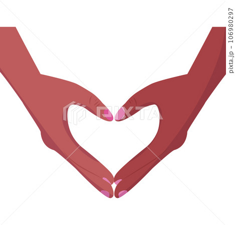 Isolated sketch of a pair of hands Vector 106980297