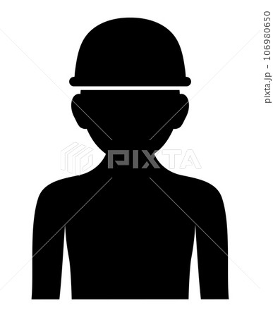 ヘルメットをかぶっている人 ヘルメットをかぶっている人 106980650
