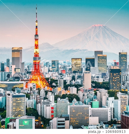 Tokyo view skyscraper Tokyo view skyscraper 106980913