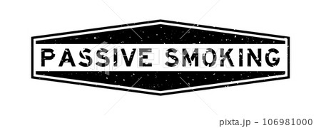 Grunge black passive smoking word hexagon rubber seal stamp on white background Grunge black passive smoking word hexagon rubber seal stamp on white background 106981000