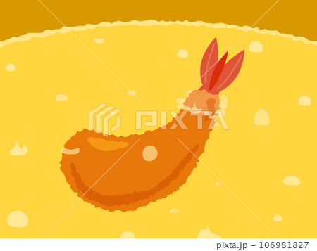 エビフライ　背景あり　4:3 106981827