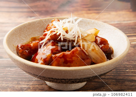 黒酢の酢豚 106982411