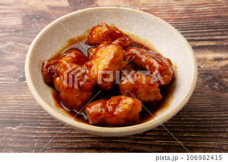 黒酢の酢豚 106982415