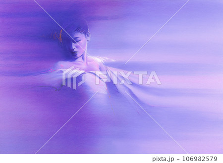 Fashionable conceptual image of a woman 106982579