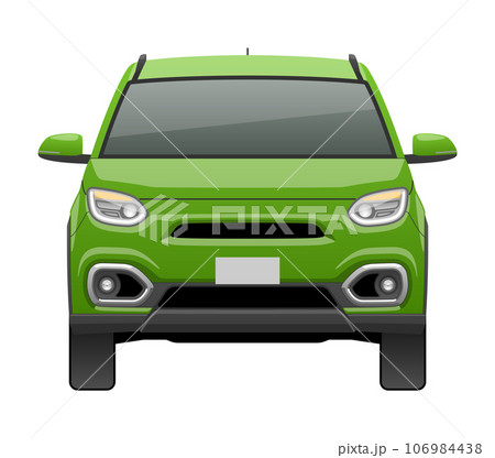 前方から見た車のイラスト（SサイズSUV） 106984438