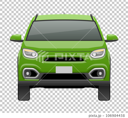 前方から見た車のイラスト（SサイズSUV） 106984438