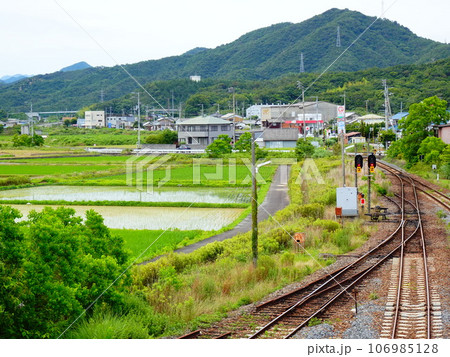 高徳線引田駅の風景 高徳線引田駅の風景 106985128