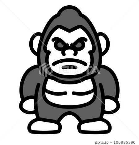 ゴリラのイラスト ゴリラのイラスト 106985590