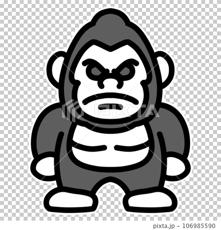 ゴリラのイラスト ゴリラのイラスト 106985590