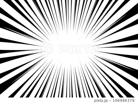 集中線 集中線 106986378