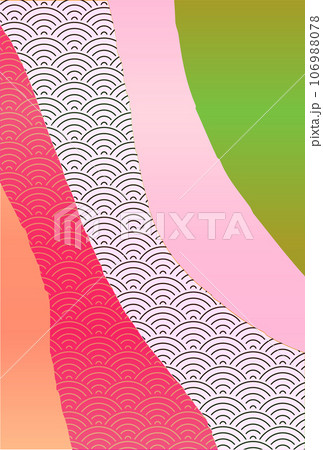 春 和柄 模様 背景 春 和柄 模様 背景 106988078
