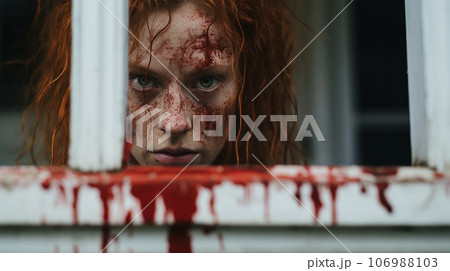白人少女の幽霊のイメージ - image of Phantom No1-5 -  106988103