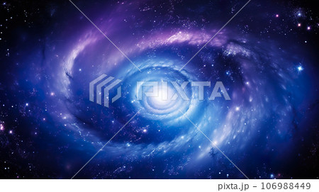 宇宙の銀河のイメージ「AI生成画像」 106988449