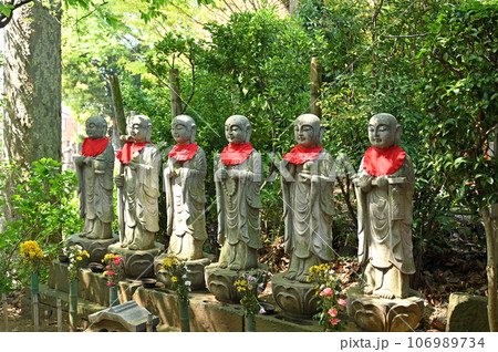 川口散歩：曹洞宗 法性寺　六地蔵尊　川口市桜町 106989734