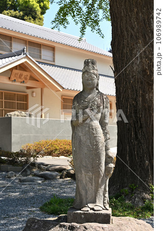 川口散歩：曹洞宗 法性寺　石仏　川口市桜町 106989742