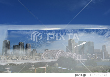 氷柱と十三大橋 氷柱と十三大橋 106989858