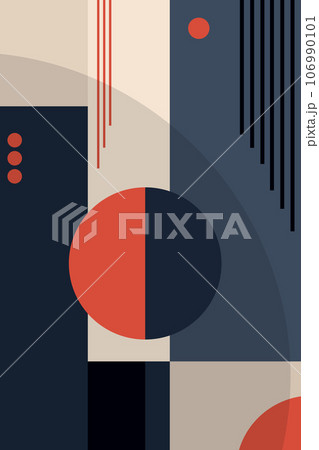 Abstract dynamic geometric background. Vector illustration Abstract dynamic geometric background. Vector illustration 106990101