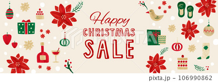 水彩タッチのクリスマスツリー イラストテンプレート 水彩タッチのクリスマスツリー イラストテンプレート 106990862