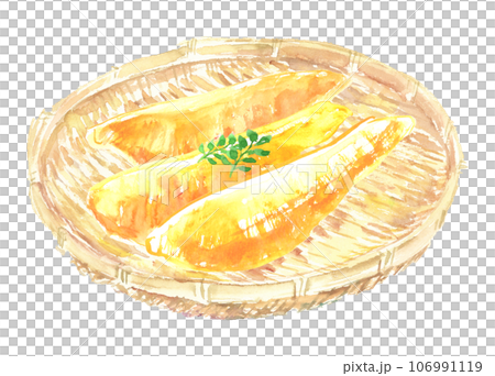 水彩で描いた数の子のイラスト 106991119