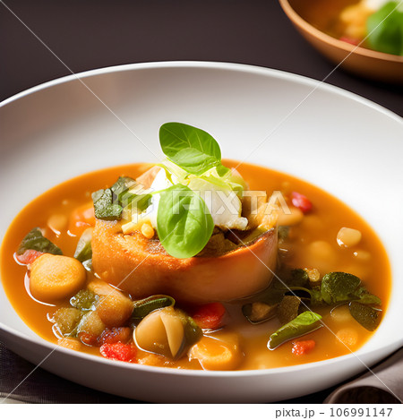 Italian ribollita traditional tuscany soup tasty food 106991147